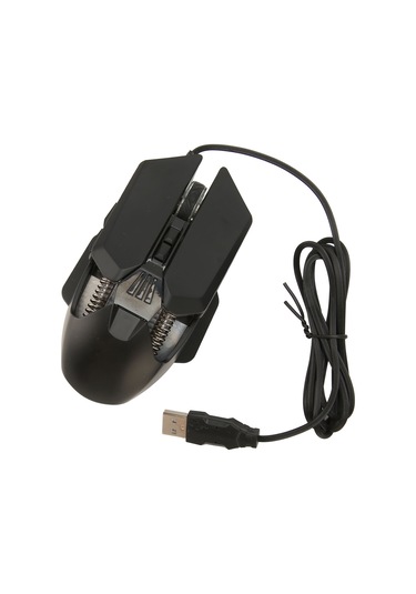 Oyun Faresi Kablolu Usb Rgb Arkadan Aydınlatmalı 7200 Dpı Ergonomik Optik Pc Dizüstü Bilgisayar Oyun Faresi