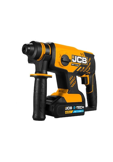 Jcb 18BLRH Kömürsüz Kırıcı-Delici + 18ID Darbeli Vidalama + 18 V 4.0 Ah Çift Akülü Set
