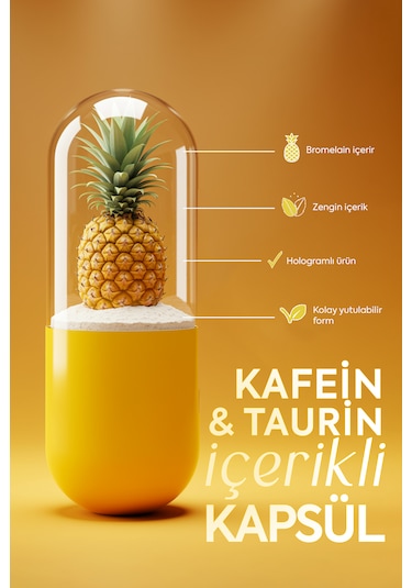 Bromelain İçeren Kapsül 30 Kapsül