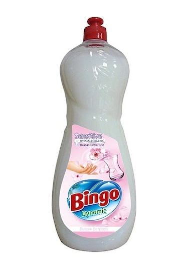 Bingo Dynamic Sensitive Hassas Eller için Sıvı Bulaşık Deterjanı 1500 ML