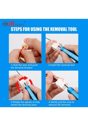 Jrready St5228 Molex Konnektör Kiti Ve Amp Jst Sıkma Terminalleri