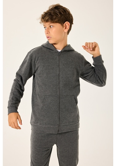 Rolypoly Erkek Çocuk Gri Sweatshirt Gri
