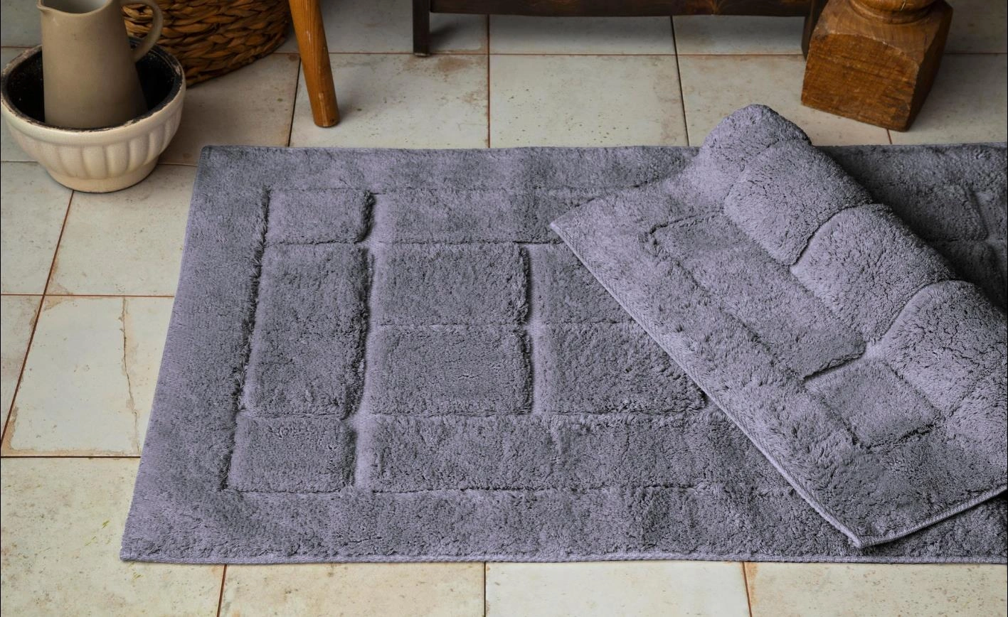 Ap 2li Brıcks Antrasit Banyo Paspas Antrasit