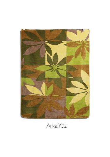 Bigghome Botanik Çift Kişilik Battaniye 200 X 220 Cm Karışık