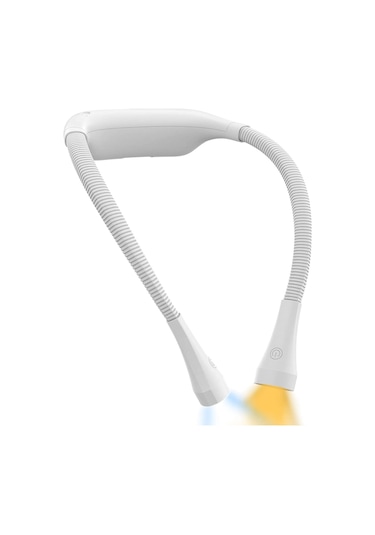 Frelso Şarjlı Led Boyun Lamba Taşınabilir Kitap Okuma Lambası Beyaz