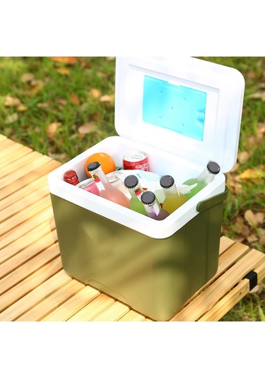 Suntek Soğutucu Kutu İçecek Depolama Organizatör Buz 15l Yeşil
