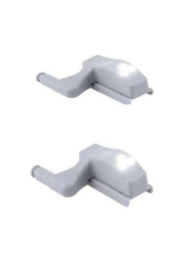 Fosenze Otomatik Açık/kapat Led Kapak Işığı, Hareket Sensörlü, Beyaz Işık, 2 Adet Pil Dahil Değil Beyaz