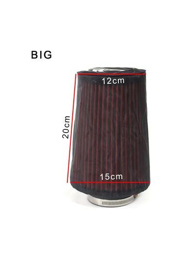 Yunboo Oto Hava Filtresi Koruyucu Kılıfı - Suya Yağa Toza Dayanıklı, Ömürünü Uzatır, Geniş Boyut, Elastik Bantlı, Xh-un069