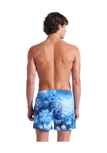 Arena Water Prints Beach Erkek Mavi Deniz Şortu 007159720 Mavi