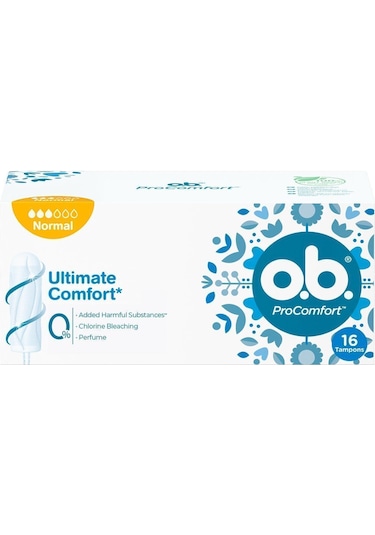 O.B. ProComfort Tampon Normal 16'lı