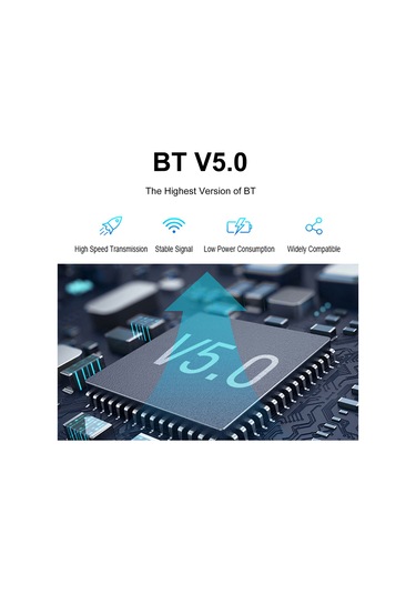 Singree Y50 Kablosuz Kulaklık: Bt5.0, Dokunmatik Kontrol, 3 Saat Müzik, 450mah Şarj Kutusu