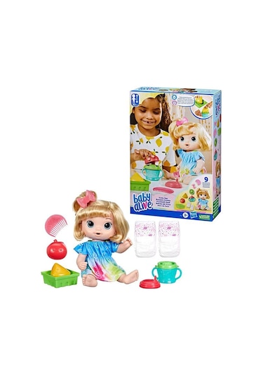 Baby Alive Bebeğimle Eğlenceli Yudumlar Sarışın F7356