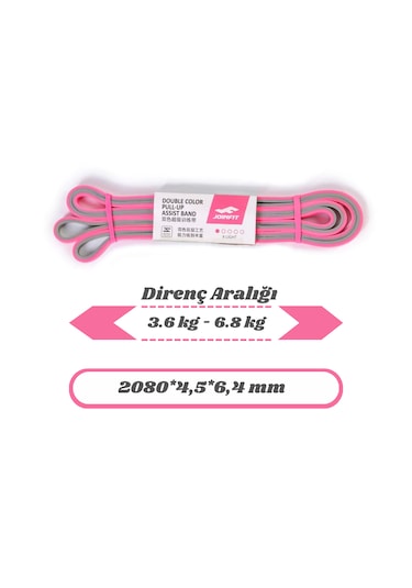 Joinfit Direnç Lastiği Ve Egzersiz Bandı Xxlight Hafif - Pembe