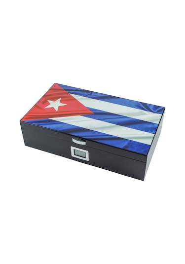 Hauser Siyah Baskı Humidor 561371