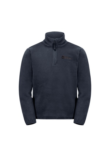 Jack Wolfskın Jack Wolfskın Unısex Çocuk Polar Taunus Halfzip Lacivert Yarım Fermuar 1010 Lacivert