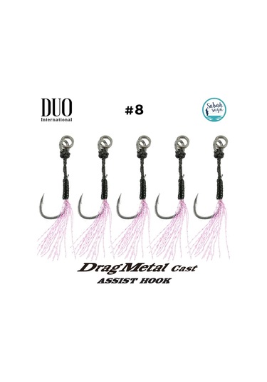 Duo Dmc Tekli Asist İğne Pembe Tüylü 8 5 Adet