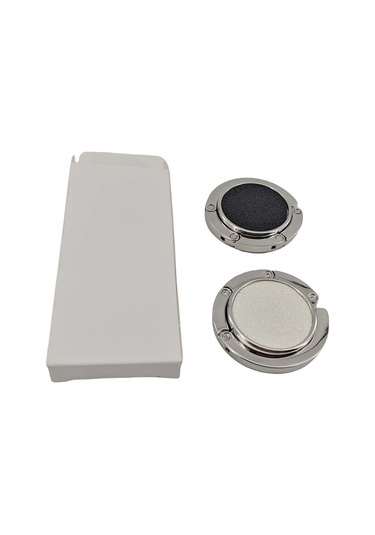 Suofeng Zinc Alloy Çiftlü Katlanabilir Çanta Kanca - Masa/ofis İçin, Kaymazsız, Taşınabilir, Siyah - Restoran Ve Çalışma Ortamları İçin Uygun