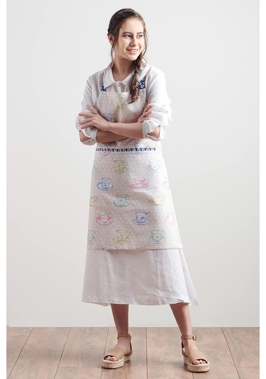 Önlük Pamuklu 1 Parça Ayarlanabilir Boyun Askılı Orta Cepli Önlük 20 - Çay Saati, Diğer