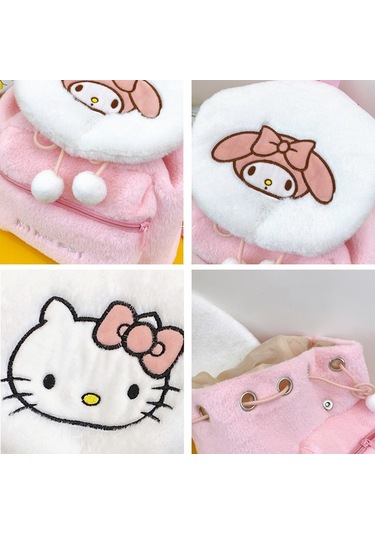 Aurora Peluşsırtçantası Karikatür Sırtçantası Pembe