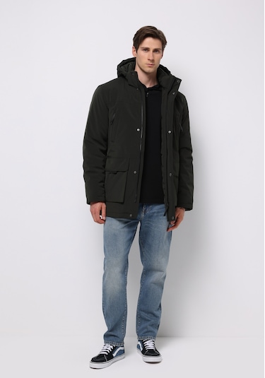 Colins Regular Fit Erkek Yeşil Kaban Cl1076886 Q1.v1 Kha Haki