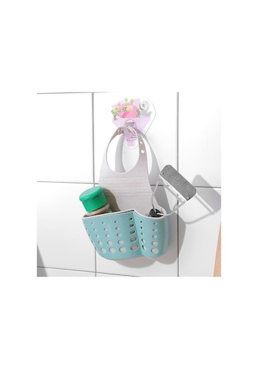 Mufunye Küçük Buğday Desenli Çift Katlı Su Deposu Organizer, Su Arıtma Kolu Sünger Süzgeci, Kökren Kıvrımlı Mutfak Rakusu, Yeşil Norveç Stili Diğer