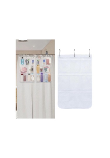 Suntek Asılı Duş Düzenleyici Çok İşlevli Duvara Monte Beyaz