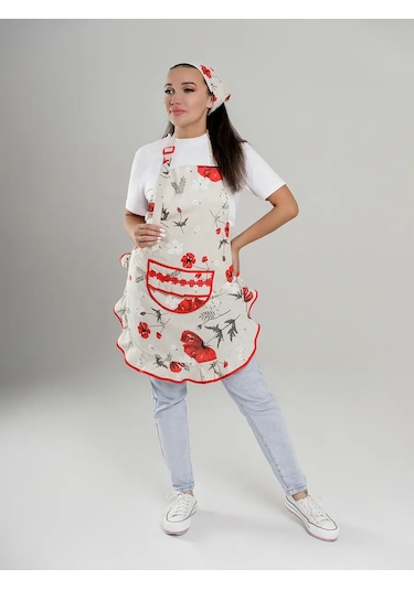 Kuhna V Gorosek Mutfak Önlüğü Keten 243417739 Aromatik