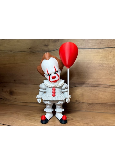 Pennywise Palyaço Figür Demonte 3d Baskı Model