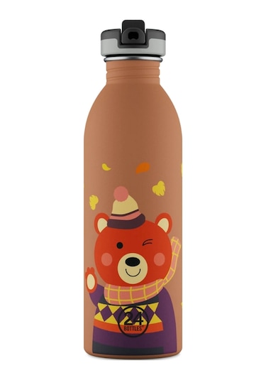Kids Bottle Sweet Bear Paslanmaz Çelik Termos 500 Ml Renkli