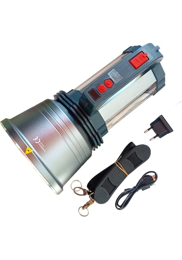 Powerdex Pd-6800 30w 3000 Lümen Yüksek Güçlü Güneş Enerjili Proje Gri