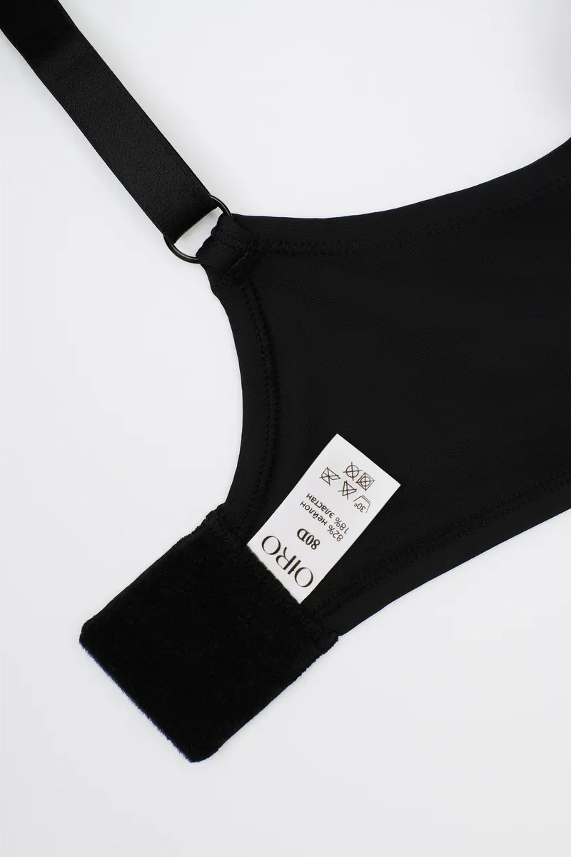 Oıro Balensiz Dantel Sütyen 482250939 Siyah