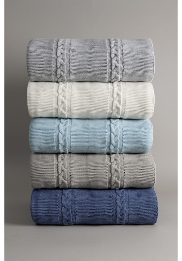 Espuma De Mar Krem Çift Kişilik Battaniye 200x220 37125 Krem