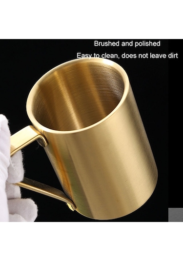 Cbtx 200 Ml 304 Paslanmaz Çelik Çift Katmanlı Yalıtımlı Kupa Çocuk Damla Geçirmez Su Bardağı Kahve Kupa Gümüş