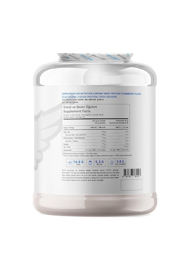 Supplementler Whey Protein 2000 Gr Çilek