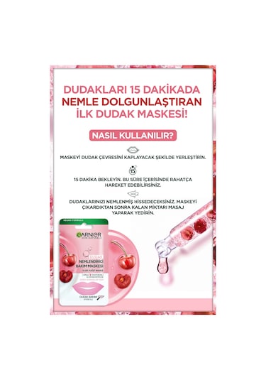 Garnier Dudak Nemlendirici Bakım Maskesi