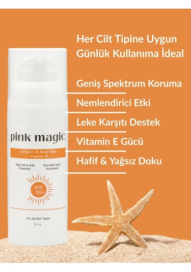 Leke Karşıtı & Aydınlatıcı Yüz Güneş Kremi / Spf 50+