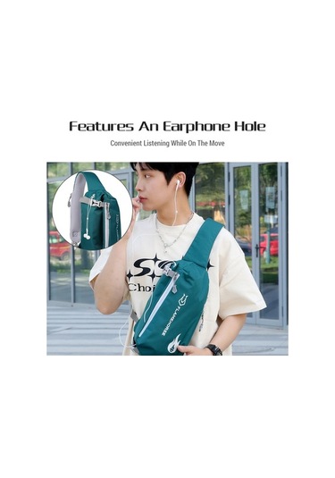 Yulong Sırt Çantası Ultra Hafif Suya Dayanıklı Naylon Göğüs Omuz Koyu Mavi