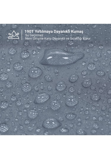 Kingcamp Oasis 250 Ultralight Uyku Tulumu M.grey Sol F. Gri