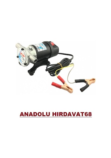 Gross 12 Volt Yağ Mazot Sivi Aktarma Pompasi 1 Inç Yerli 32 Mm