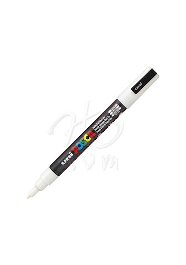 Uni Posca Marker Pc-3M 0.9-1.3 Mm White