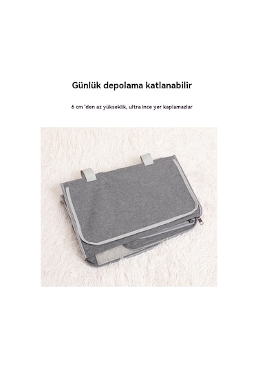 Hqgoodstore Yeni Evcil Hayvan Dışarı Taşınabilir Nefes Alabilen Katlanabilir Taşınabilir Büyük Kapasiteli İki Küçük Kedi Dış Çanta Bej