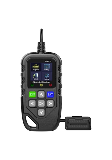 Obd Ii Tarayıcı, Araba Motor Arıza Kodu Okuyucu Pil K23071