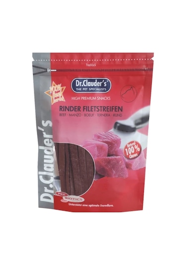 Dr. Clauder's Biftek Fileto Köpek Ödül Çubuğu 2 x 80 G