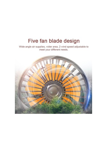 Ebitda 3 Başlı 360 Dönebilir 2 Hızlı Usb/dc Taşınabilir Soğutucu, Siyah, 302x98x135mm, Araba/kamyon/karavan