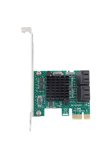 Konesam Pcı-e'den Sata3.0'a 4 Portlu Genişletme Kartı - Arka Bağlantı, 4u/2u Evrensel, Büyük Isıtıcı, Kaliteli Veri Transferi