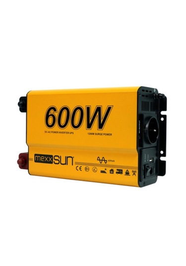12v Volt-600w Watt Tam Sinüs İnverter 220v Çevirici
