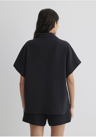 Mavi Bayan Gömlek 1210758-900 Siyah Siyah