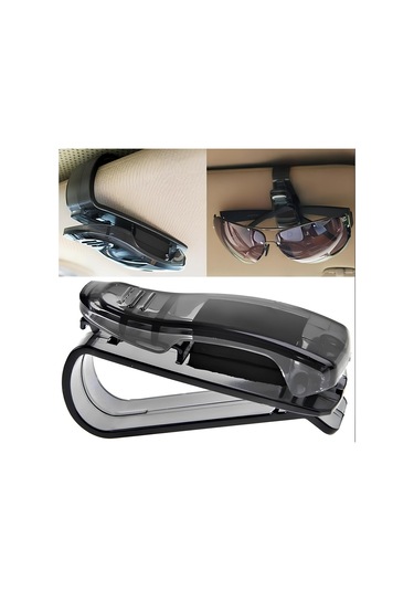 Oto Araç İçi Araba Gözlük Tutucu Mandal Klips Araba Güneş Gözlüğü