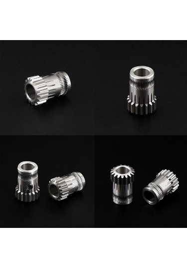 Xiyyadms 3d Yazıcı Aksesuarı Bmg İki Tekerlekli Ekstrüzyon Dişlisi Geliştirilmiş Sürüm - Tapa Sız - Tekli Paket - 1.75mm Filament Uyumlu - Hassas Ve Sabit Ekstrüzyon