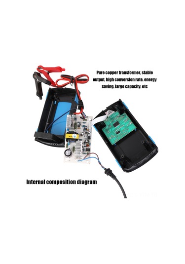 Geeksen 12v 6a Akıllı Akü Şarj Cihazı - Moto Ve Araçlar İçin Tam Otomatik Tamirli Kurşun Asit Şarj Aleti Mavi Abd Standartı